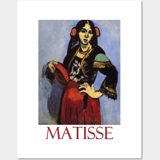 Spanish Dancer with Tambourine by Henri Matisse Posters and Art